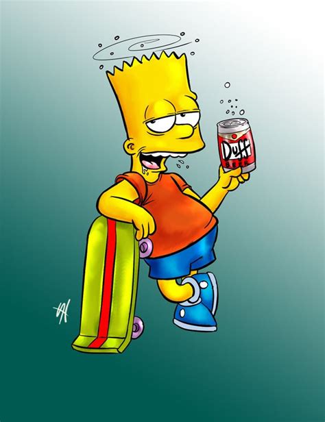 bart simpson drunk